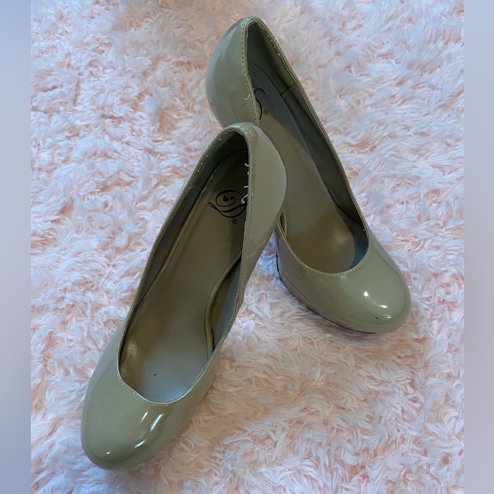 TALL nude heels